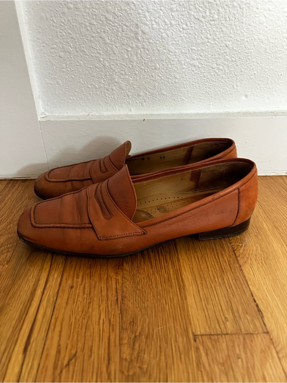 Cole Haan Brown Leather Penny Loafers - Picture 5 of 7